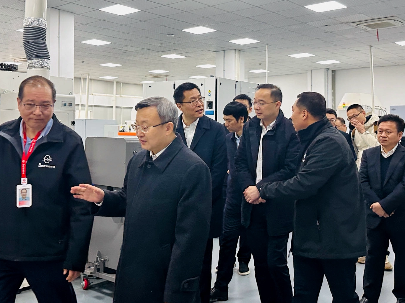 Wang Shouwen, International Trade Negotiator and Vice Minister of the Ministry of Commerce of China, visited Boreasa to evaluate our capacities.